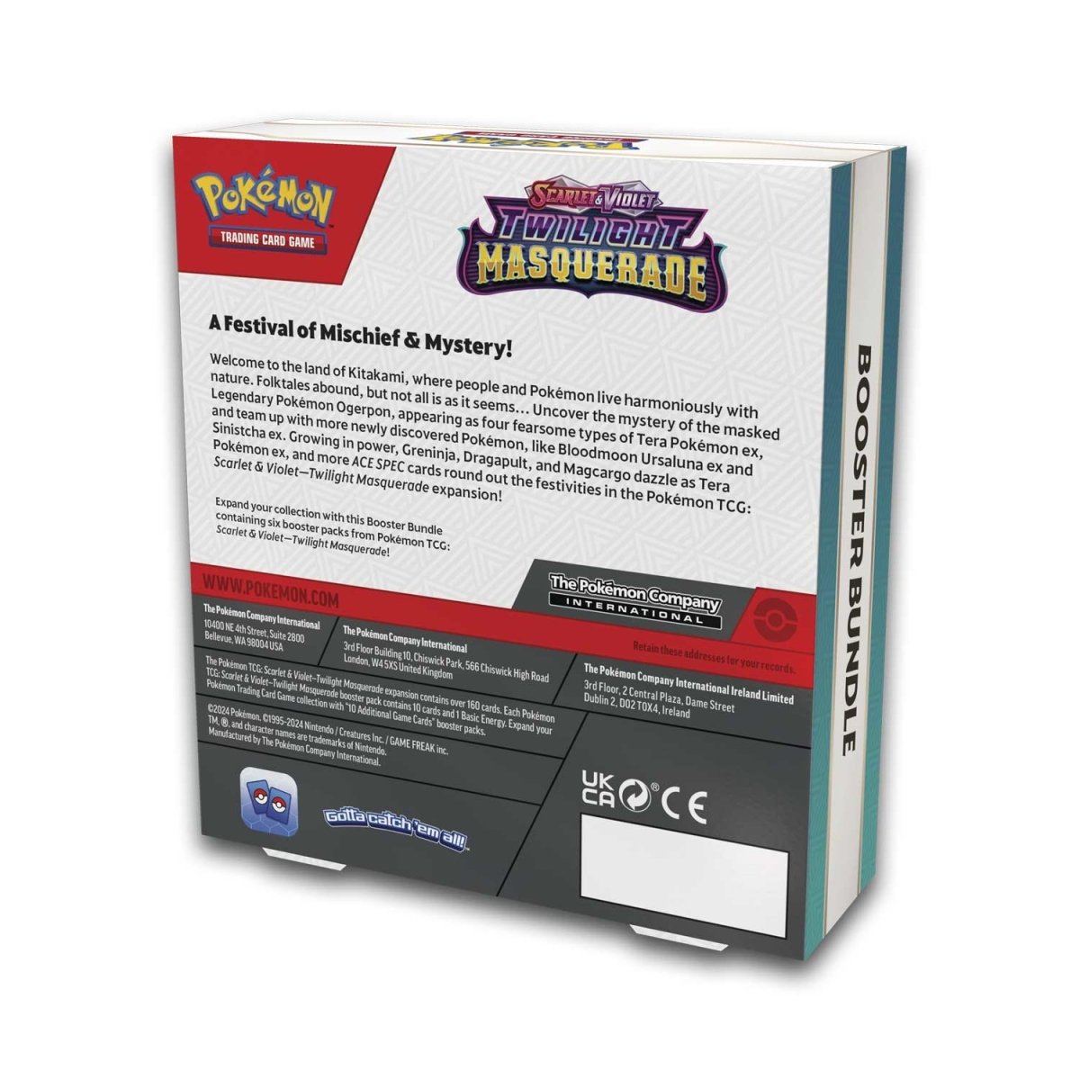 Pokémon TCG: Scarlet & Violet-Twilight Masquerade Booster Bundle (6 Packs)