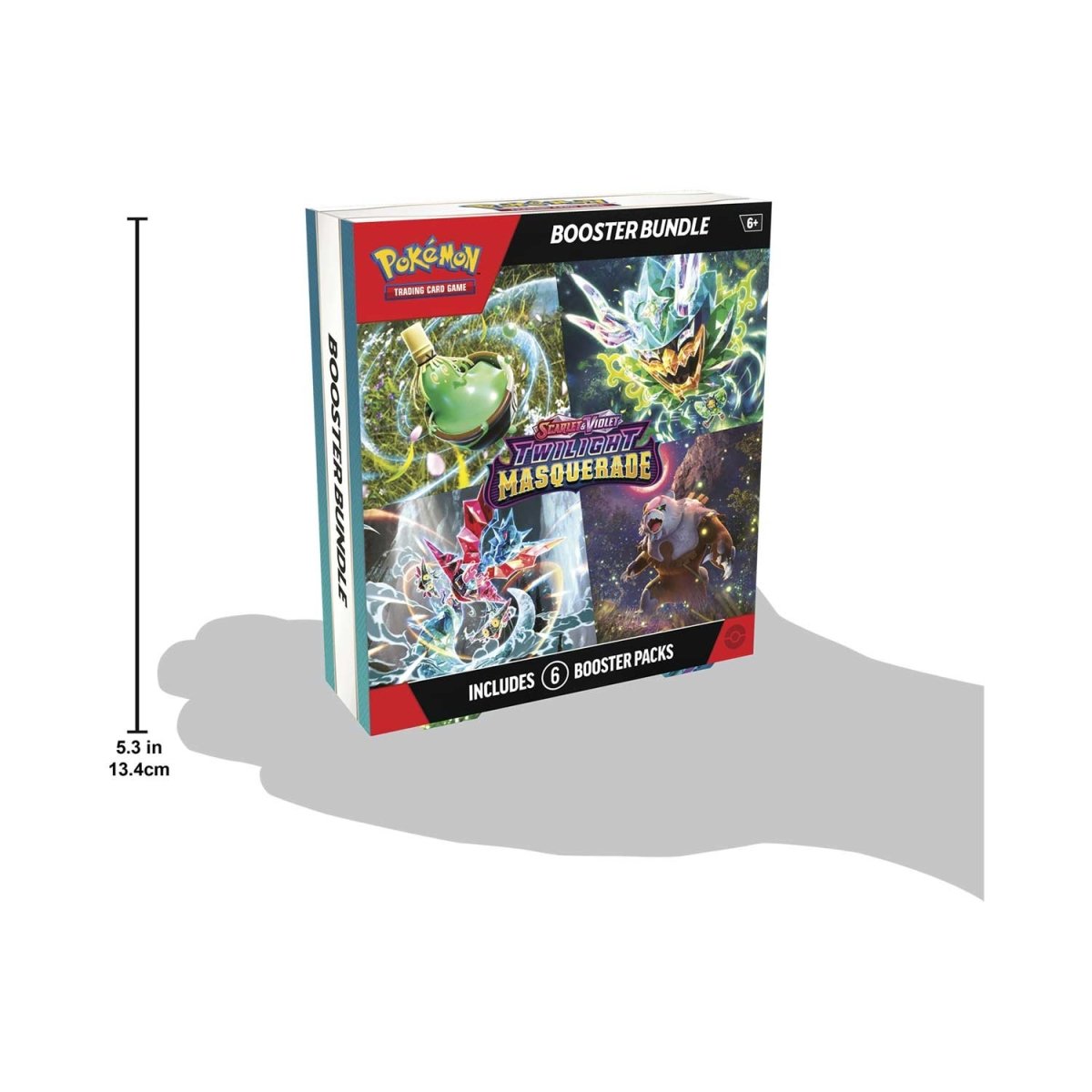 Pokémon TCG: Scarlet & Violet-Twilight Masquerade Booster Bundle (6 Packs)