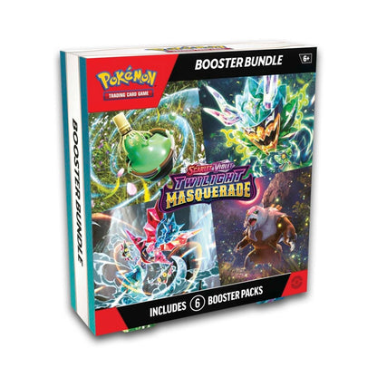 Pokémon TCG: Scarlet & Violet-Twilight Masquerade Booster Bundle (6 Packs)