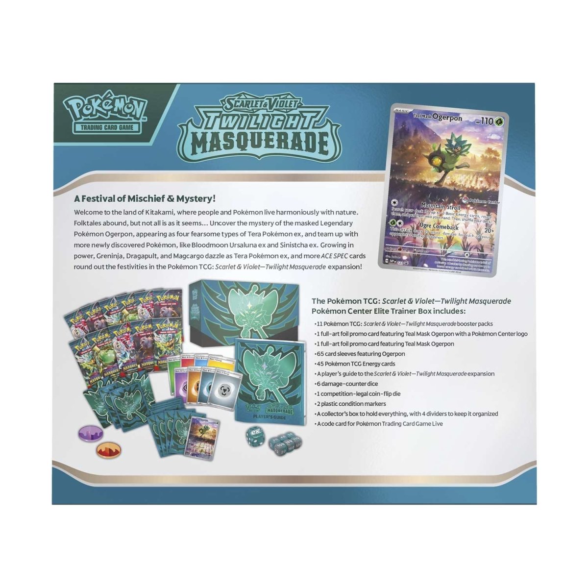 Pokémon TCG: Scarlet & Violet-Twilight Masquerade Elite Trainer Box