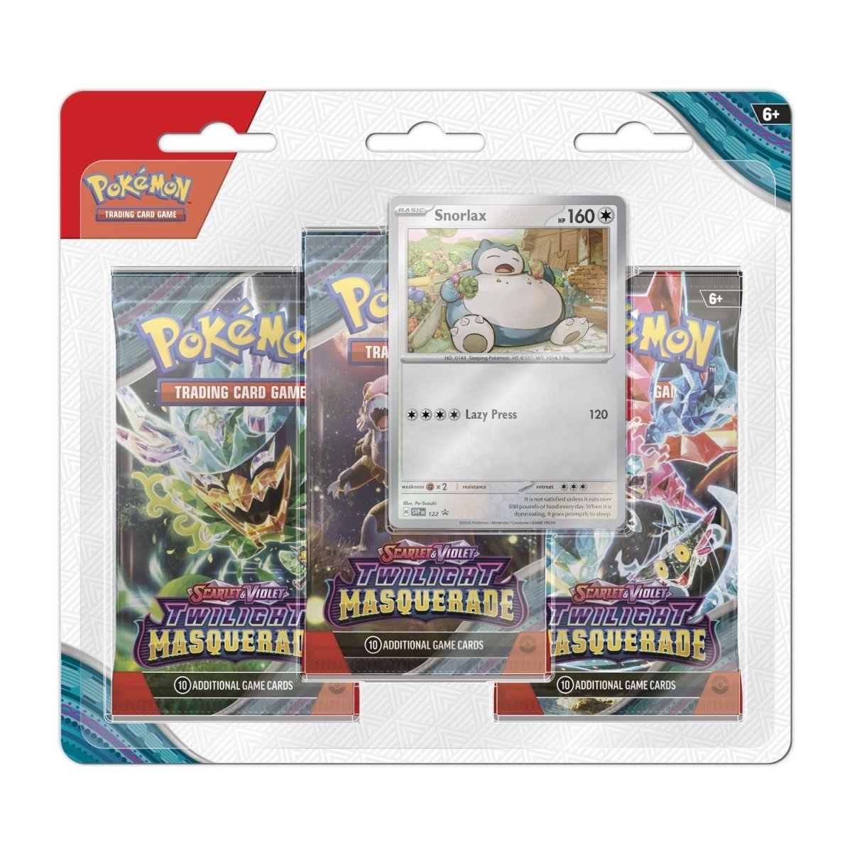 Pokémon TCG: Scarlet & Violet-Twilight Masquerade Blister (3 pack)