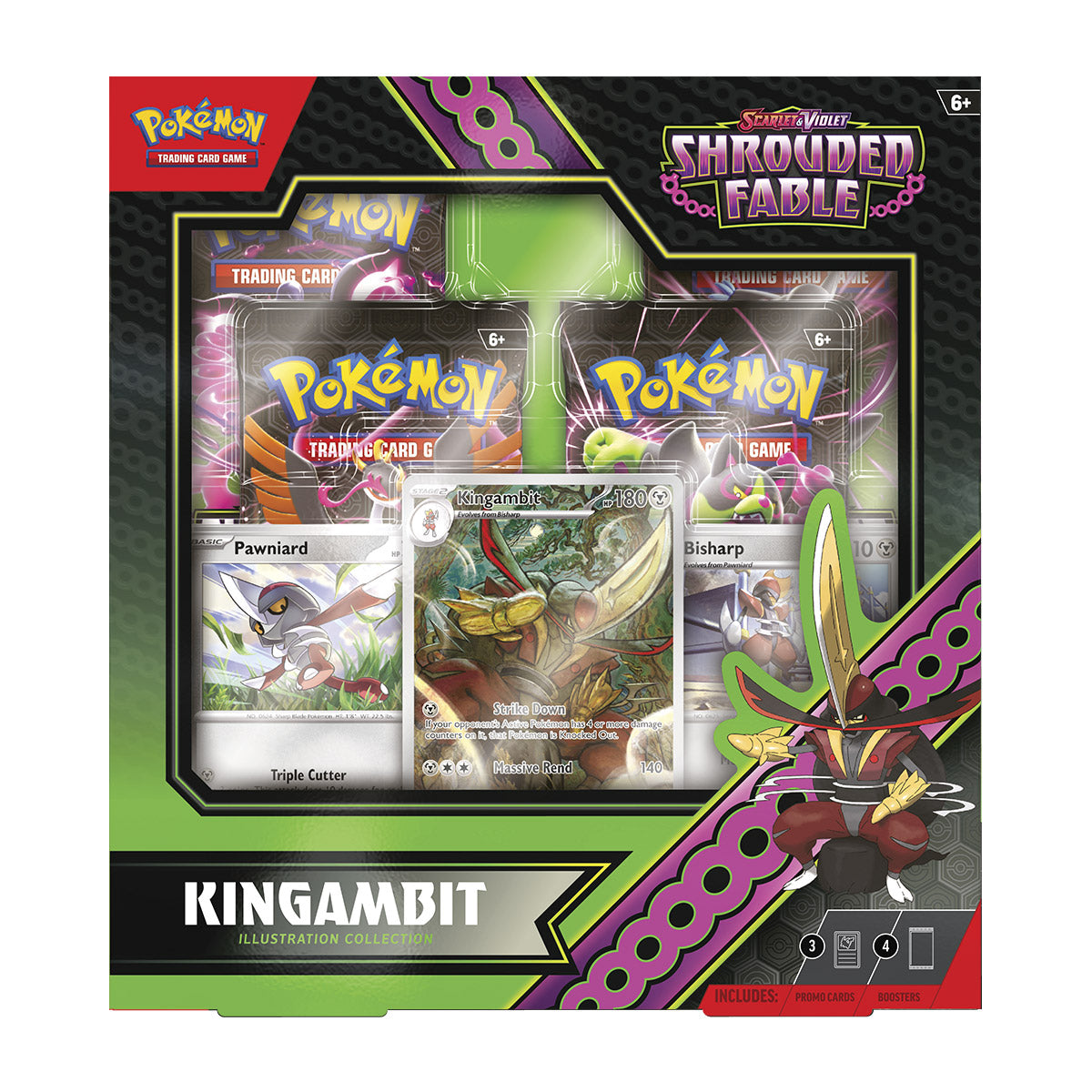 Pokémon TCG: Scarlet & Violet Shrouded Fable Kingambit Illustration Collection