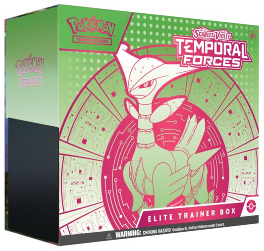 Pokémon TCG: Scarlet & Violet - Temporal Forces Elite Trainer Box (Iron Leaves)